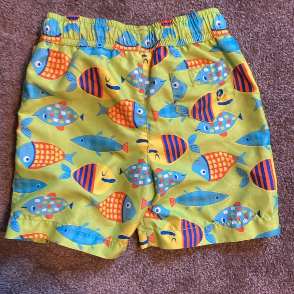 2 Pairs of Little Boys Size 4 Swim Trunks